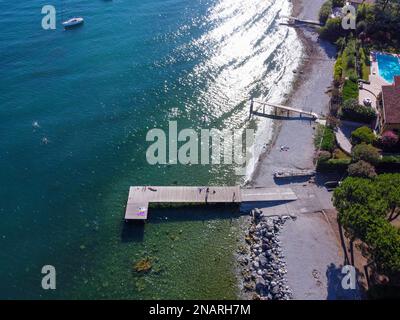 Grenoble, proche des Alpes dans le sud-est de la France Banque D'Images