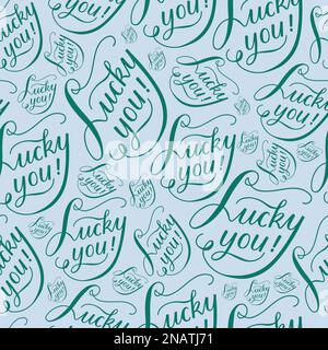 Motif sans coutures pour la Saint Patrick. Illustration de Vecteur