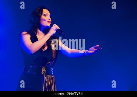 Italie 10 février 2023 Tarja Turunen - Raw Tour 23 - en direct au Live Club Trezzo sull'Adda Milan © Andrea Ripamonti / Alamy Banque D'Images