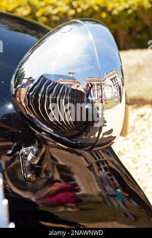 Enregistrement UU 4834 Rolls Royce utilisé comme voiture de mariage. Banque D'Images