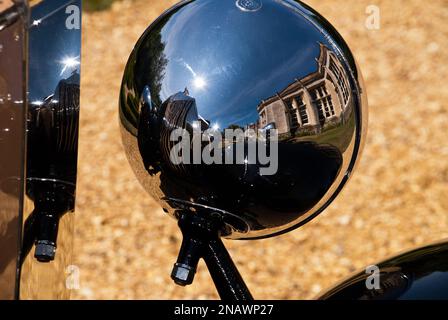 Enregistrement UU 4834 Rolls Royce utilisé comme voiture de mariage. Banque D'Images