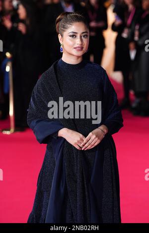 Sajal Aly assister à la première britannique de Qu'est-ce que l'amour a fait avec elle? À l'Odeon Luxe à Londres. Date de la photo: Lundi 13 février 2023. Banque D'Images