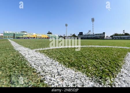 Argentine, Florencio Varela - 11 février 2023: Une vue générale du stade pendant le Torneo Binance 2023 de l'Argentine Liga Profesional Match betwe Banque D'Images