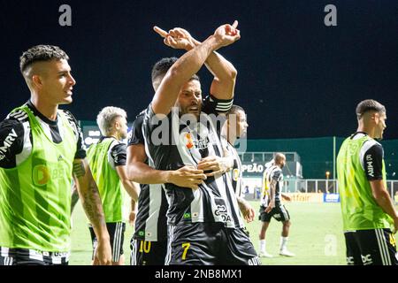 Belo Horizonte, Brésil. 13th févr. 2023. MG - Belo Horizonte - 02/13/2023 - MINEIRO 2023, CRUZEIRO X ATLETICO MG - match entre Cruzeiro et Atletico MG, valable pour le cinquième tour du Championnat Mineiro 2023. Photo: Fernando Moreno/AGIF/Sipa USA crédit: SIPA USA/Alay Live News Banque D'Images