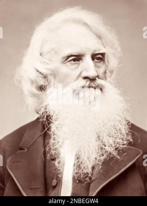 Samuel F.B. Moorse (1791-1872), artiste américain et inventeur du télégraphe à fil unique et co-inventeur du code Morse. (ÉTATS-UNIS) Banque D'Images