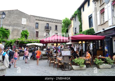 Scène café en France. Banque D'Images