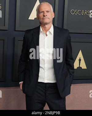 Martin McDonagh arrive au déjeuner annuel des Oscars nominés 95th qui a eu lieu au Beverly Hilton à Beverly Hills, CA, lundi, ?13 février 2023. (Photo de la Sathanlee B. Mirador/Sipa USA) Banque D'Images