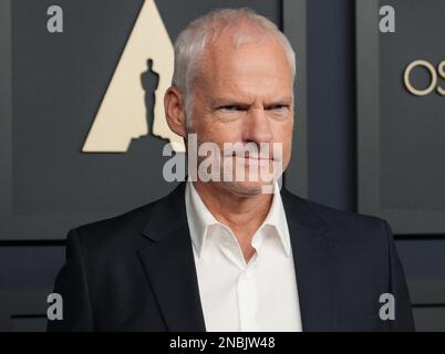 Los Angeles, États-Unis. 13th févr. 2023. Martin McDonagh arrive au déjeuner annuel des Oscars nominés 95th qui a eu lieu au Beverly Hilton à Beverly Hills, CA, lundi, ?13 février 2023. (Photo par Sthanlee B. Mirador/Sipa USA) crédit: SIPA USA/Alay Live News Banque D'Images