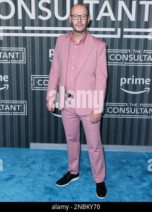 Culver City, États-Unis. 13th févr. 2023. CULVER CITY, LOS ANGELES, CALIFORNIE, États-Unis - FÉVRIER 13 : l'acteur et entrepreneur américain Michael C. Vaccaro arrive à la première de Los Angeles de la saison « le consultant » d'Amazon Prime Video 1 qui s'est tenue au Culver Theatre sur 13 février 2023 à Culver City, Los Angeles, Californie, États-Unis. (Photo de Xavier Collin/image Press Agency) Credit: Image Press Agency/Alay Live News Banque D'Images