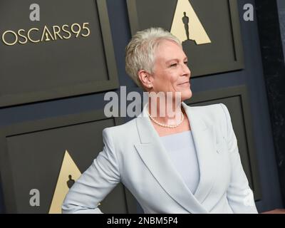 13 février 2023, Beverly Hills, Californie, États-Unis : Jamie Lee Curtis participe au déjeuner des Oscars nominés 2023. (Credit image: © Billy Bennight/ZUMA Press Wire) USAGE ÉDITORIAL SEULEMENT! Non destiné À un usage commercial ! Banque D'Images