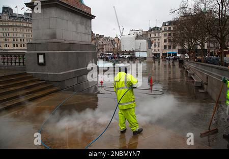 Service de nettoyage Banque D'Images