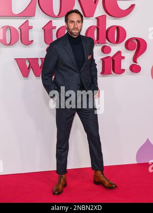 Londres, Royaume-Uni. 13th févr. 2023. Oliver Chris participe à la première du Royaume-Uni de « Qu'est-ce que l'amour a à faire avec elle ? » À Odeon Leicester Square à Londres. (Photo de Brett Cove/SOPA Images/Sipa USA) crédit: SIPA USA/Alay Live News Banque D'Images