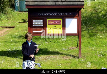 Holywood Golf Club Accueil à Rory McIlroy County Down Irlande du Nord uk  Photo Stock - Alamy