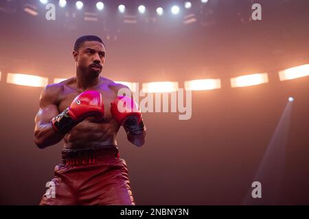 MICHAEL B. JORDAN dans CREED III (2023), dirigé par MICHAEL B. JORDAN. Crédit: Metro-Goldwyn-Mayer (MGM) / Album Banque D'Images