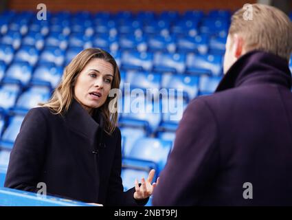 Karen Carney MBE, lors d'un événement médiatique de la SMGC à Kingsmeadow, Londres. En septembre, le gouvernement a annoncé le lancement d’une étude sur le football féminin domestique, présidée par l’ancienne Angleterre et la footballeur britannique Karen Carney MBE, l’étude approfondie examinera comment assurer une croissance audacieuse et durable du jeu au niveau de l’élite et de la base. Date de la photo: Mardi 14 février 2023. Banque D'Images