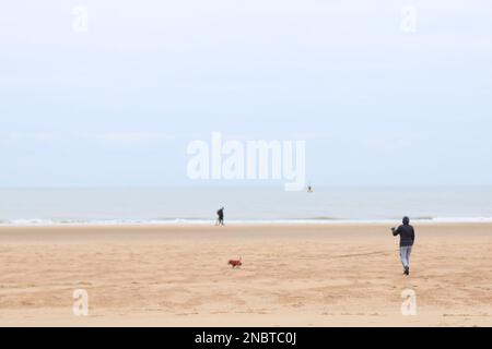 Ostende, Oostende est une ville côtière et une commune située dans la province de Flandre Occidentale, dans la région flamande de Belgique. Banque D'Images