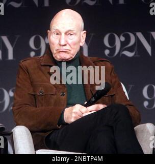 New York, NY, États-Unis. 13th févr. 2023. Patrick Stewart au Paramount Star Trek : projection de la dernière saison de Picard et questions-Réponses au 92Y à New York sur 13 février 2023. Crédit : RW/Media Punch/Alamy Live News Banque D'Images