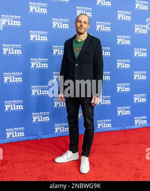 Markus Stemler – Sound Designer (tout calme sur le front de l'Ouest) arrive à l'événement de tapis rouge du Festival international du film de Santa Barbara 2023 en recevant le prix Variety Artisans au Arlington Theatre on 13 février 2023 à Santa Barbara, CA. (Photo de Rod Rolle/Sipa USA) Banque D'Images