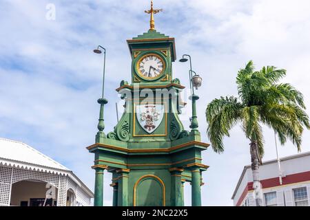 Berkeley Memorial, The Circus, Basseterre, St. Kitts, Saint Kitts et Nevis, Petites Antilles, Caraïbes Banque D'Images