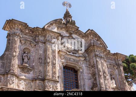 Église de la Compagnie de Jésus, connue localement sous le nom d'Iglesia de la Compañía de Jesús à Quito, Equateur. Banque D'Images