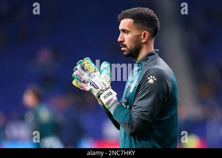 Barcelone, Espagne. 13/02/2023, Fernando Pacheco du RCD Espanyol lors du match de la Liga entre le RCD Espanyol et Real Sociedad au stade RCDE à Barcelone, Espagne. (Photo de David Ramirez Dax Images) Banque D'Images