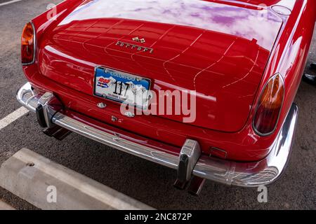 1962 Ferrari 250 GT Cabriolet PF série II dans le Colorado Grand Road Rally. Seulement environ 200 de ces voitures ont été construites entre 1959 et 196 Banque D'Images