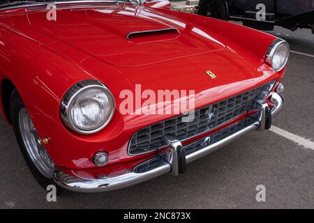 1962 Ferrari 250 GT Cabriolet PF série II dans le Colorado Grand Road Rally. Seulement environ 200 de ces voitures ont été construites entre 1959 et 196 Banque D'Images