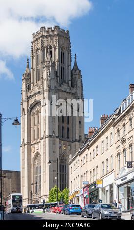 Université de Bristol, bâtiment Wills Memorial, Clifton Triangle Banque D'Images