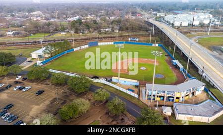Bâton Rouge, LA - janvier 2023 : stade Lee-Hines sur le campus de l'université du Sud et Du Collège A&M situé à Baton Rouge, LA. Banque D'Images