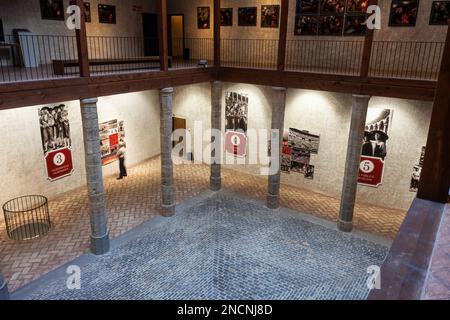 Pampelune, Espagne - 01 août 2022 : intérieur du Palacio Condestable de Pampelune Banque D'Images