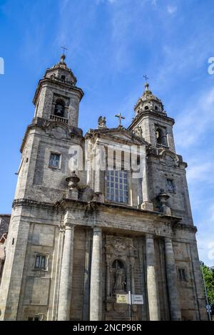 Église Saint Franciscus à Saint-Jacques-de-Compostelle, Galice, Espagne Banque D'Images