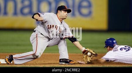 during game 3 of the 2010 World Series between the San Francisco Giants and  the Texas Rangers on Saturday, Oct. 30, 2010 in Arlington, Tx. (Michael  Macor/San Francisco Chronicle via AP Stock Photo - Alamy