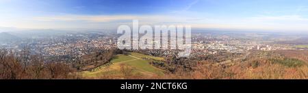 Vue panoramique de la montagne d'Achalm à Reutlingen Banque D'Images