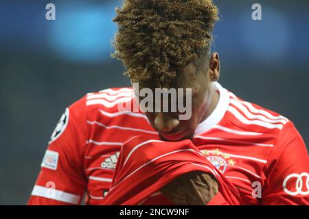 Paris, Stade de France, 14/02/2023, PARIS, France. , . 11 Kingsley Coman de FcBayern, FOOTBALL, UEFA CHAMPIONS LEAGUE, PSG, Paris Saint Germain vs FC Bayern Muenchen mardi 14. Février à Paris au Stade de France, résultat 0:1, (photo de © Arthur THILL/ATPimages) (THILL Arthur/ATP/SPP) crédit: SPP Sport Press photo. /Alamy Live News Banque D'Images