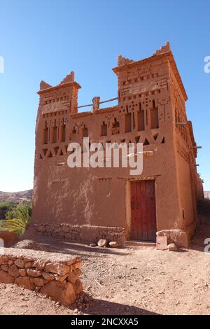 Forteresse ait Ben-haddou près de Ouarzazate. Patrimoine mondial de l'UNESCO Banque D'Images