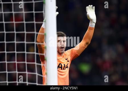 LONDON, UK - 29th Aug 2023: Andreas Pereira of Fulham FC scores his penalty  past Fraser Forster of Tottenham Hotspur in the shoot-out during the EFL  Stock Photo - Alamy