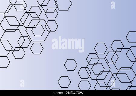 Arrière-plan des éléments hexagonaux dans les tons clairs. Pour les solutions d'entreprise. Éléments graphiques vectoriels des hexagones Illustration de Vecteur