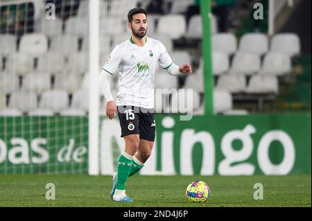 Ruben Gonzalez du Real Racing Club pendant le match de la Liga SmartBank entre Real Racing Club et CD Leganes au stade El Sardinero sur 13 février, Banque D'Images