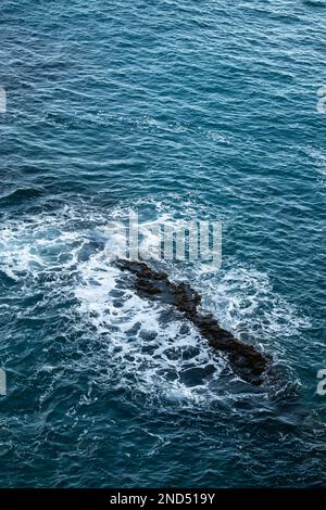 La mer Adriatique quelque part au Monténégro Banque D'Images