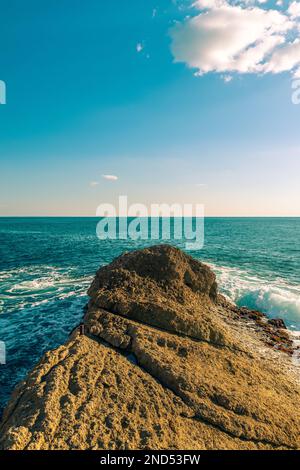 La mer Adriatique quelque part au Monténégro Banque D'Images