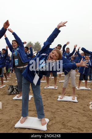 Une nintendo wii fit balance board Photo Stock - Alamy