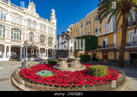 Las Palmas, Espagne, 21 décembre 2022. Plaza Cairasco à Las Palmas, Gran Canaria, Espagne Banque D'Images