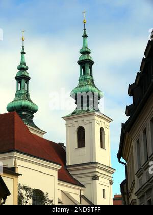 St. Eglise Michael, Kostel svateho Michala, Brno, région Moravie du Sud, République tchèque, Europe Banque D'Images