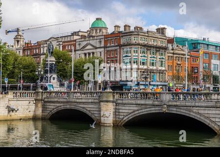 Dublin sur la rivière liffey Banque D'Images