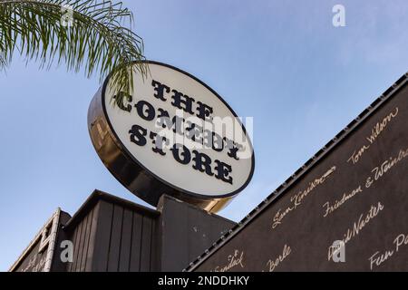 Une photo de l'affiche Comedy Store. Banque D'Images