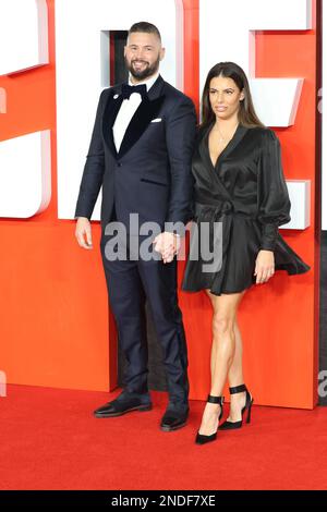 Tony Bellew, Creed III - première européenne, Leicester Square, Londres, Royaume-Uni, 15 février 2023, Photo de Richard Goldschmidt Banque D'Images