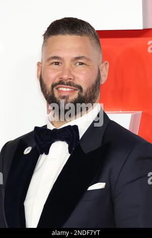 Tony Bellew, Creed III - première européenne, Leicester Square, Londres, Royaume-Uni, 15 février 2023, Photo de Richard Goldschmidt Banque D'Images