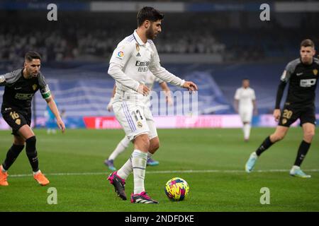 Madrid, Espagne. Madrid, Espagne. 15th févr. 2023. La Liga Spanish la Liga football Match Real Madrid vs Elche au stade Santiago Bernabeu, 15 février 2023 Asensio 900/Cordin Press crédit: CORDIN PRESS/Alamy Live News Banque D'Images