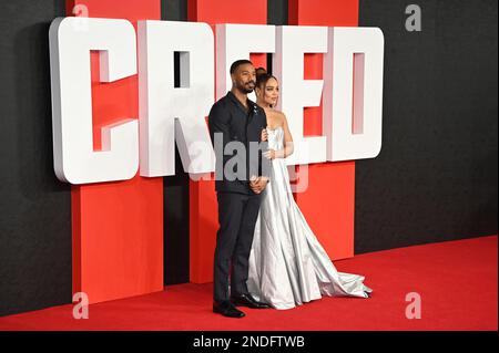 Londres, Royaume-Uni. 15th février 2023Jamie Foxx, Tessa Thompson assiste à la Warner Bros la première européenne de CREED III, Cineworld Leicester Square, Londres, Royaume-Uni. - Date de la photo : 15th février 2023. Crédit : voir Li/Picture Capital/Alamy Live News Banque D'Images