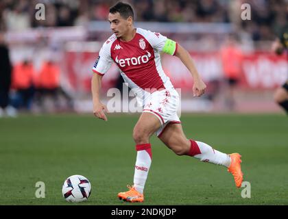 Monaco, Monaco, le 11th février 2023. Wissam Ben Yedder d'AS Monaco pendant le match Uber Eats Ligue 1 au Stade Louis II, Monaco. Le crédit photo devrait se lire: Jonathan Moscrop / Sportimage Banque D'Images